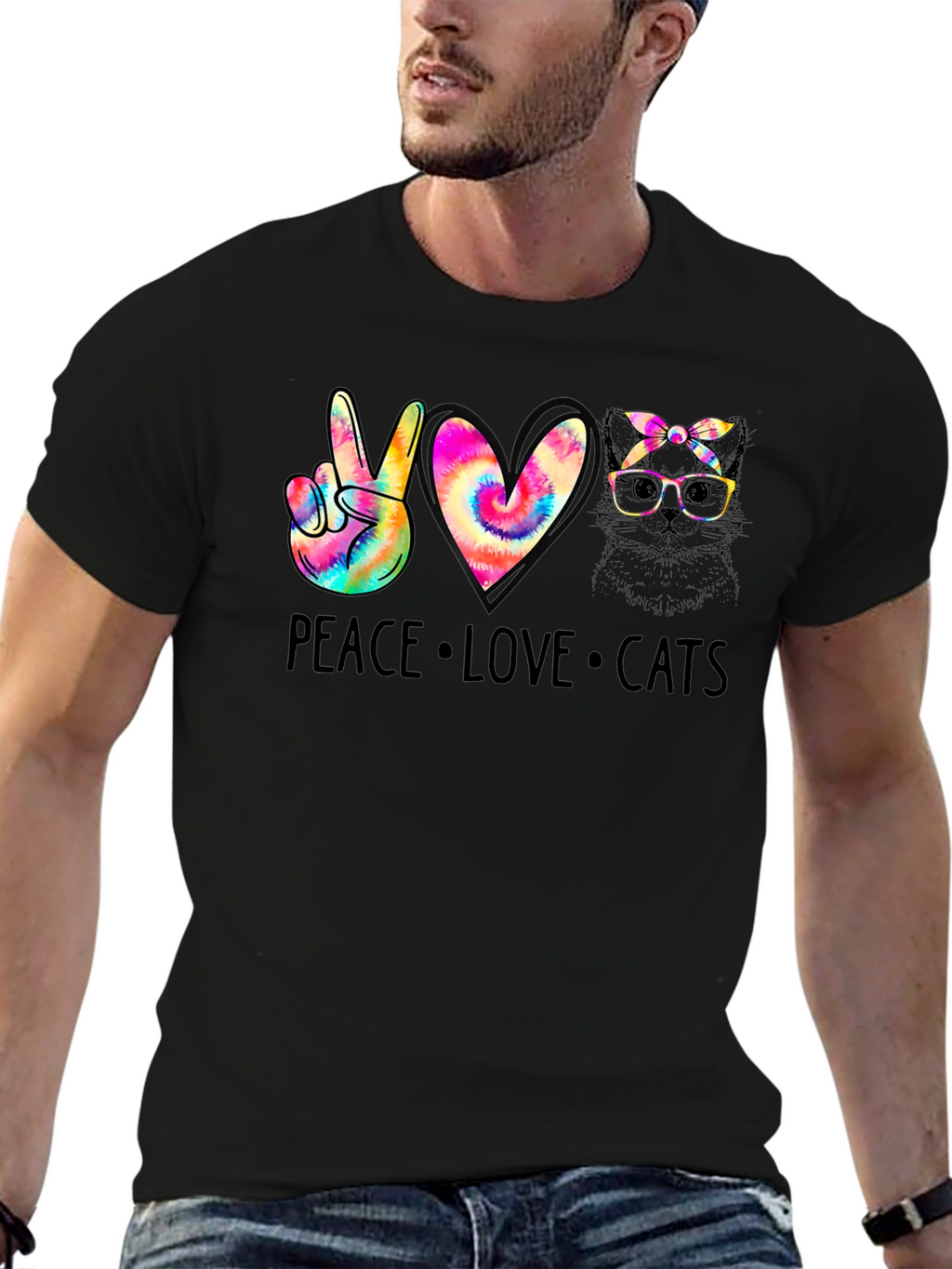 Peace Love Cats T-Shirt