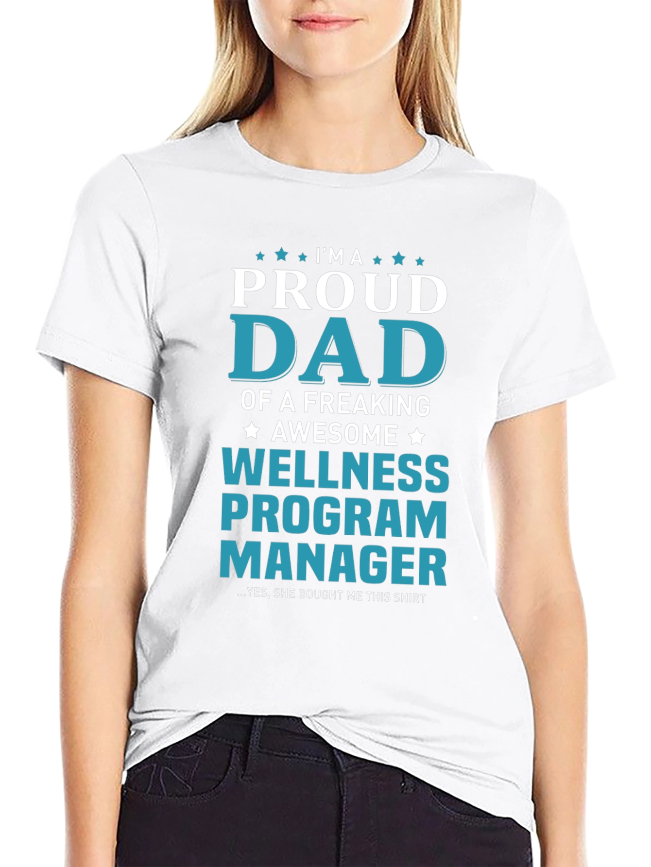 Proud Dad Wellness Program Manager Graphic Tee