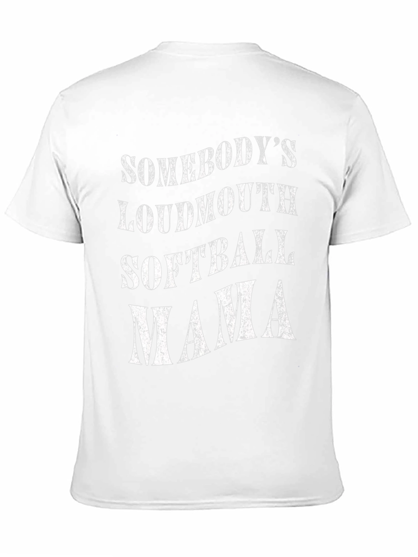 Somebodys Loudmouth Softball Mama Graphic Tee