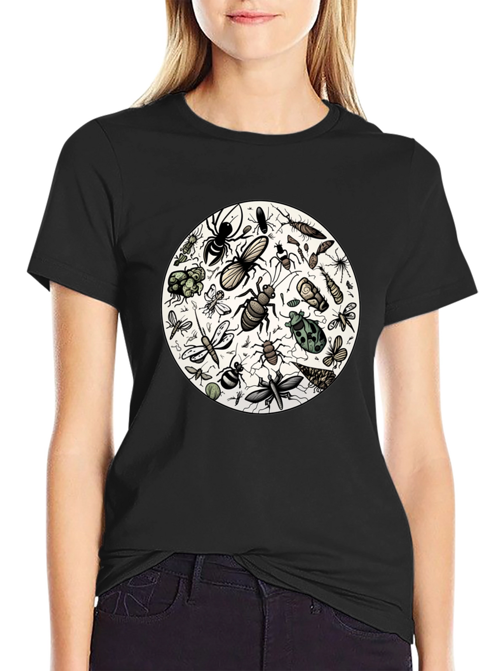 Bug Print Tee - Entomology T-Shirt