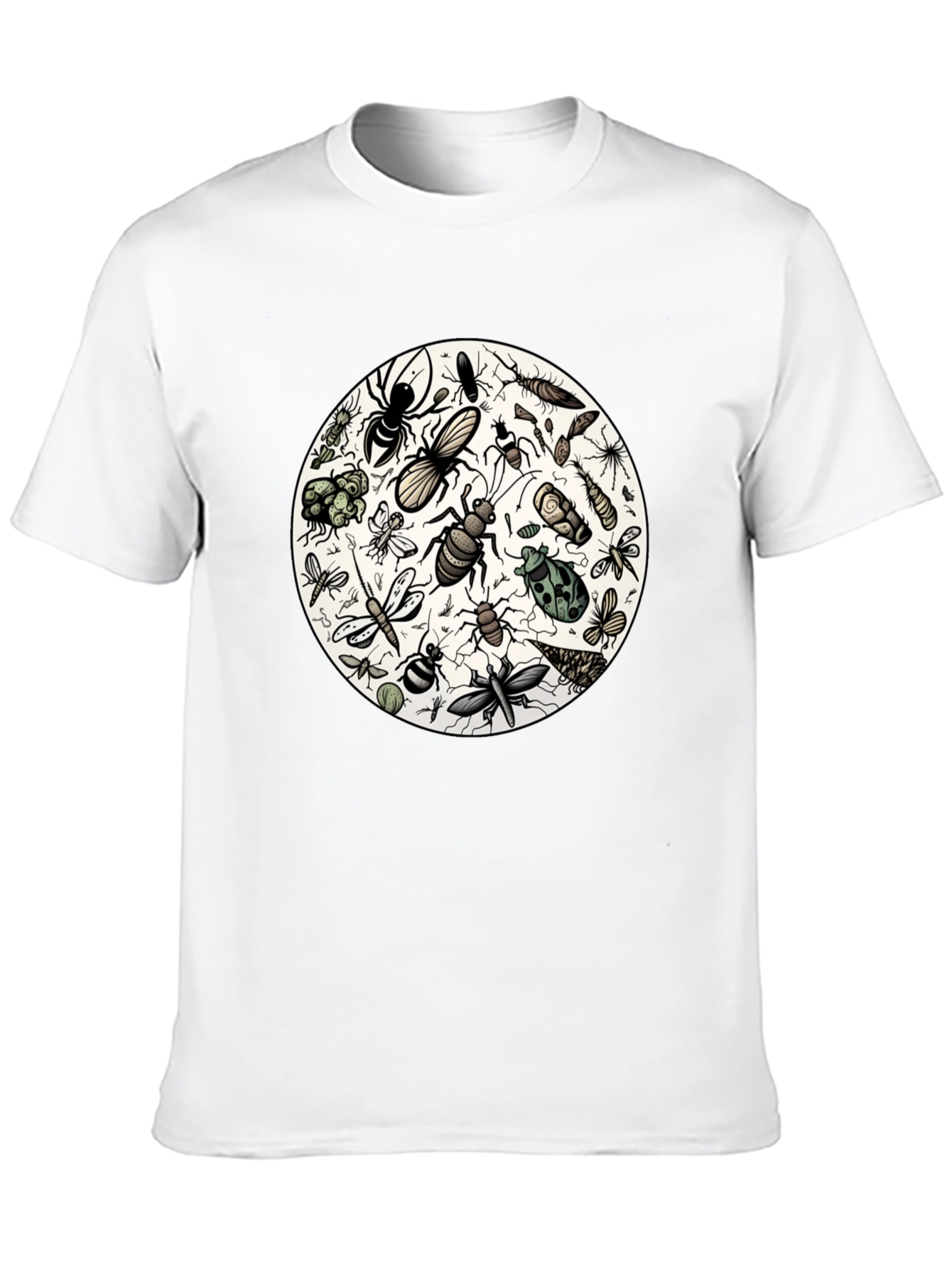 Bug Print Tee - Entomology T-Shirt