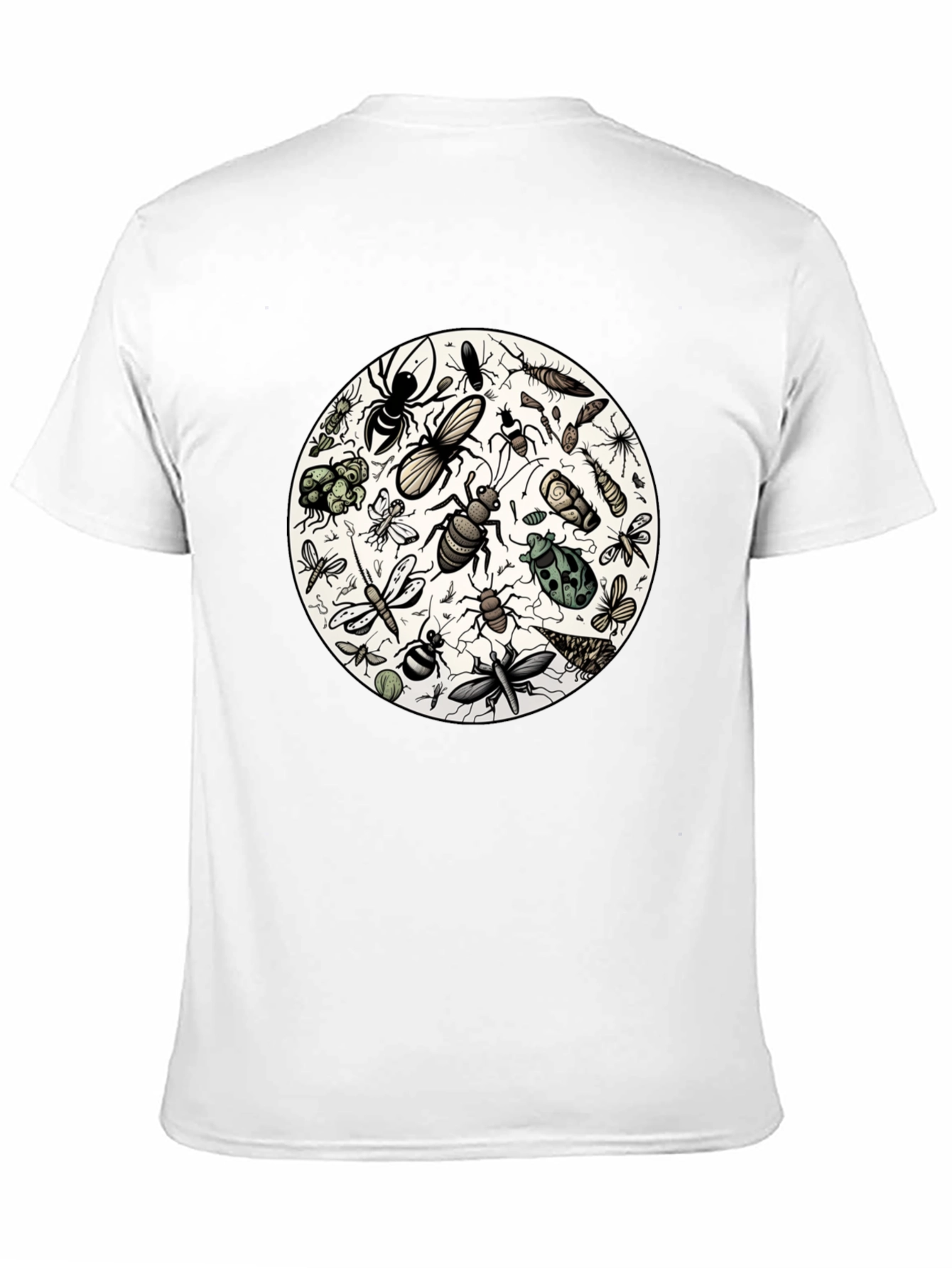 Bug Print Tee - Entomology T-Shirt