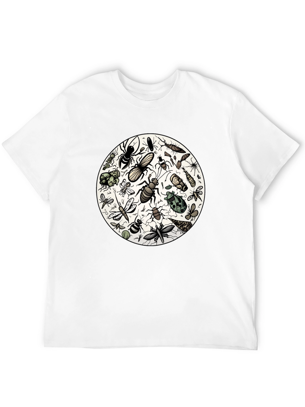 Bug Print Tee - Entomology T-Shirt
