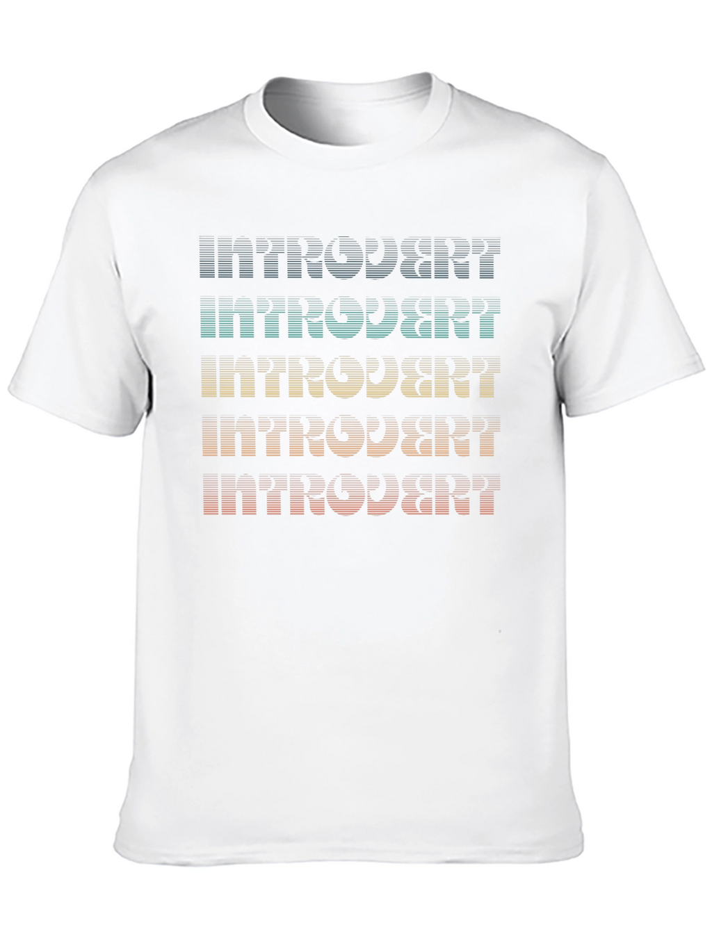 Introvert Retro Style T-Shirt