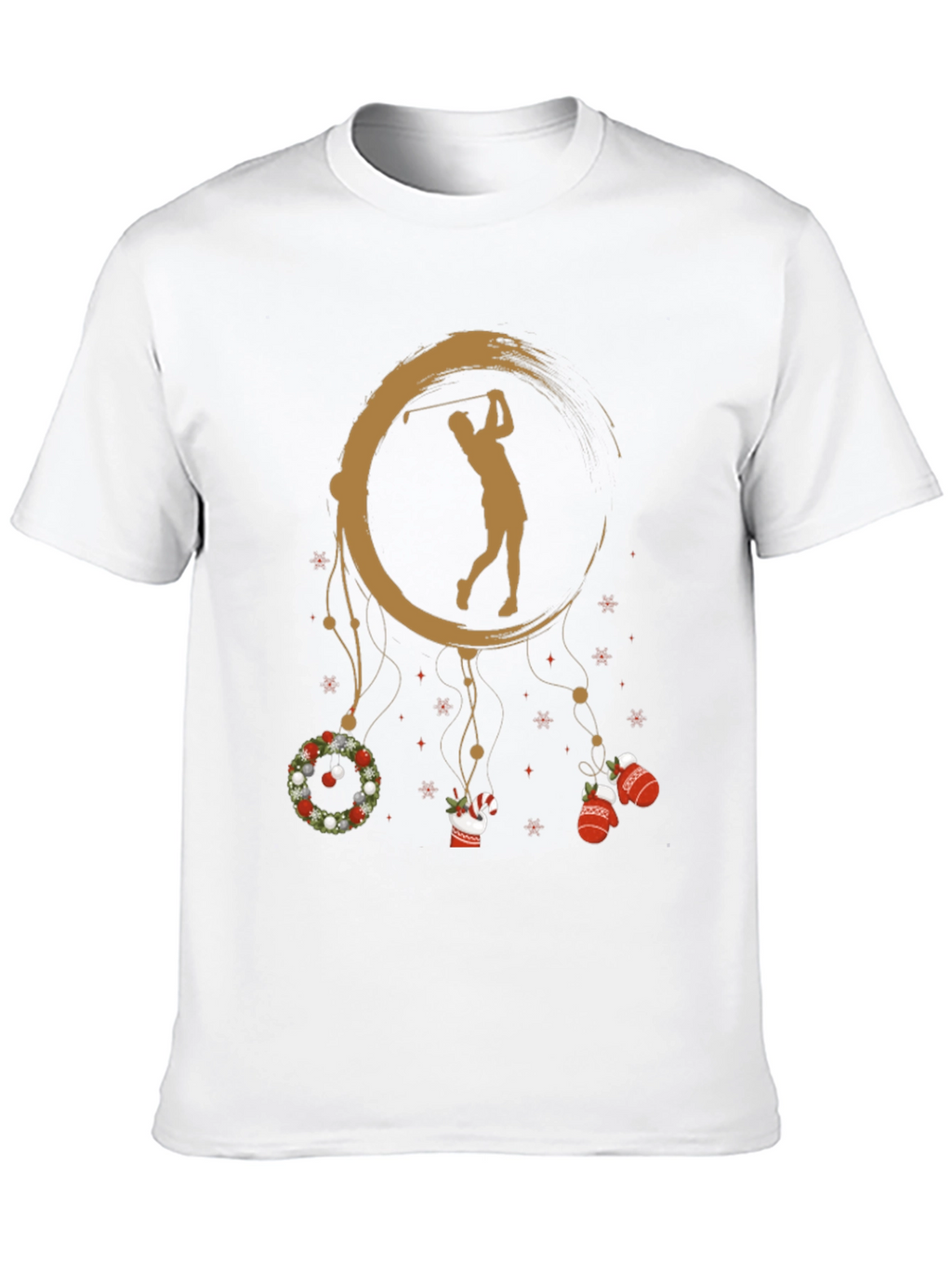 Golf Player Christmas T-Shirt