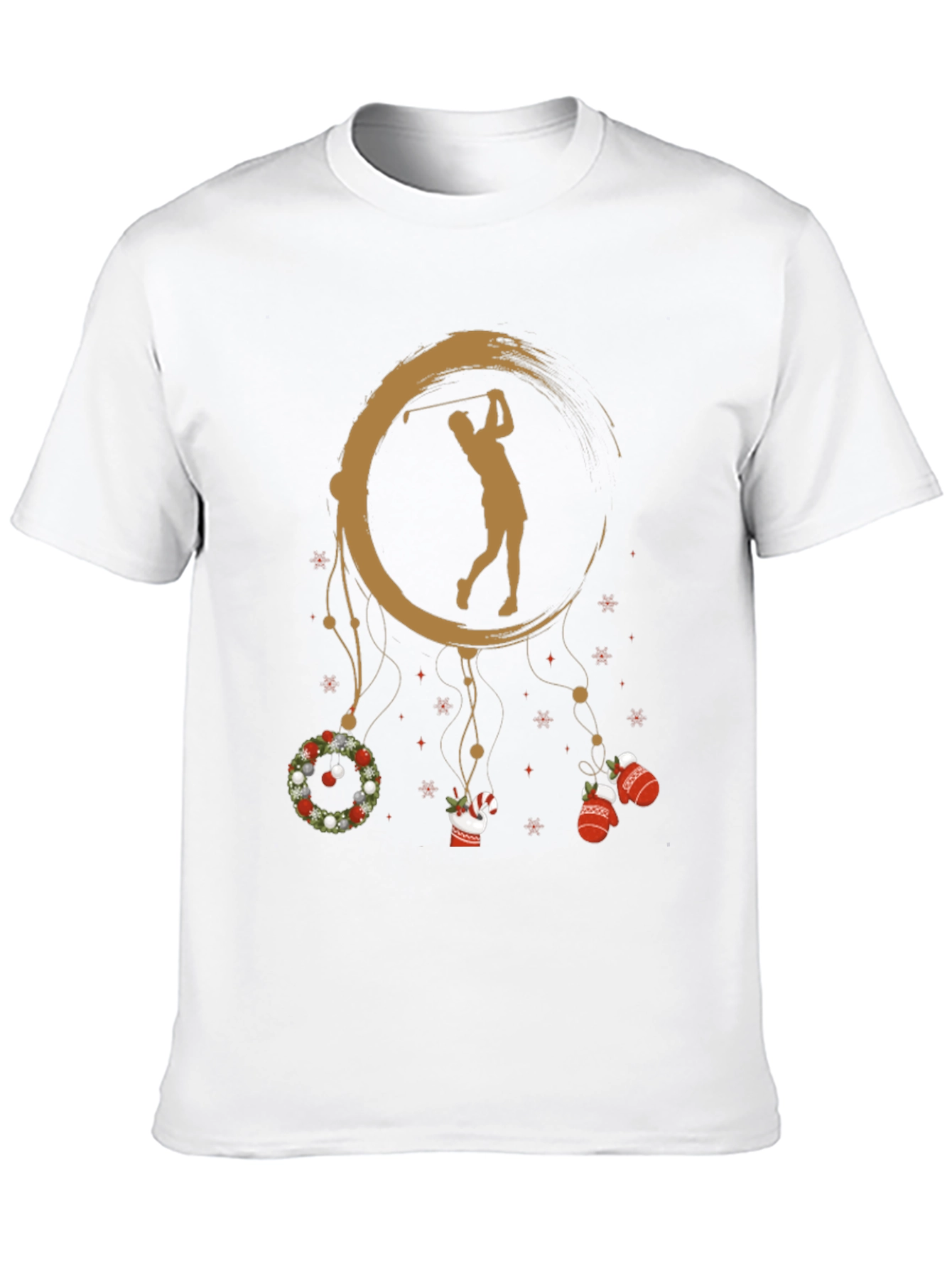 Golf Player Christmas T-Shirt