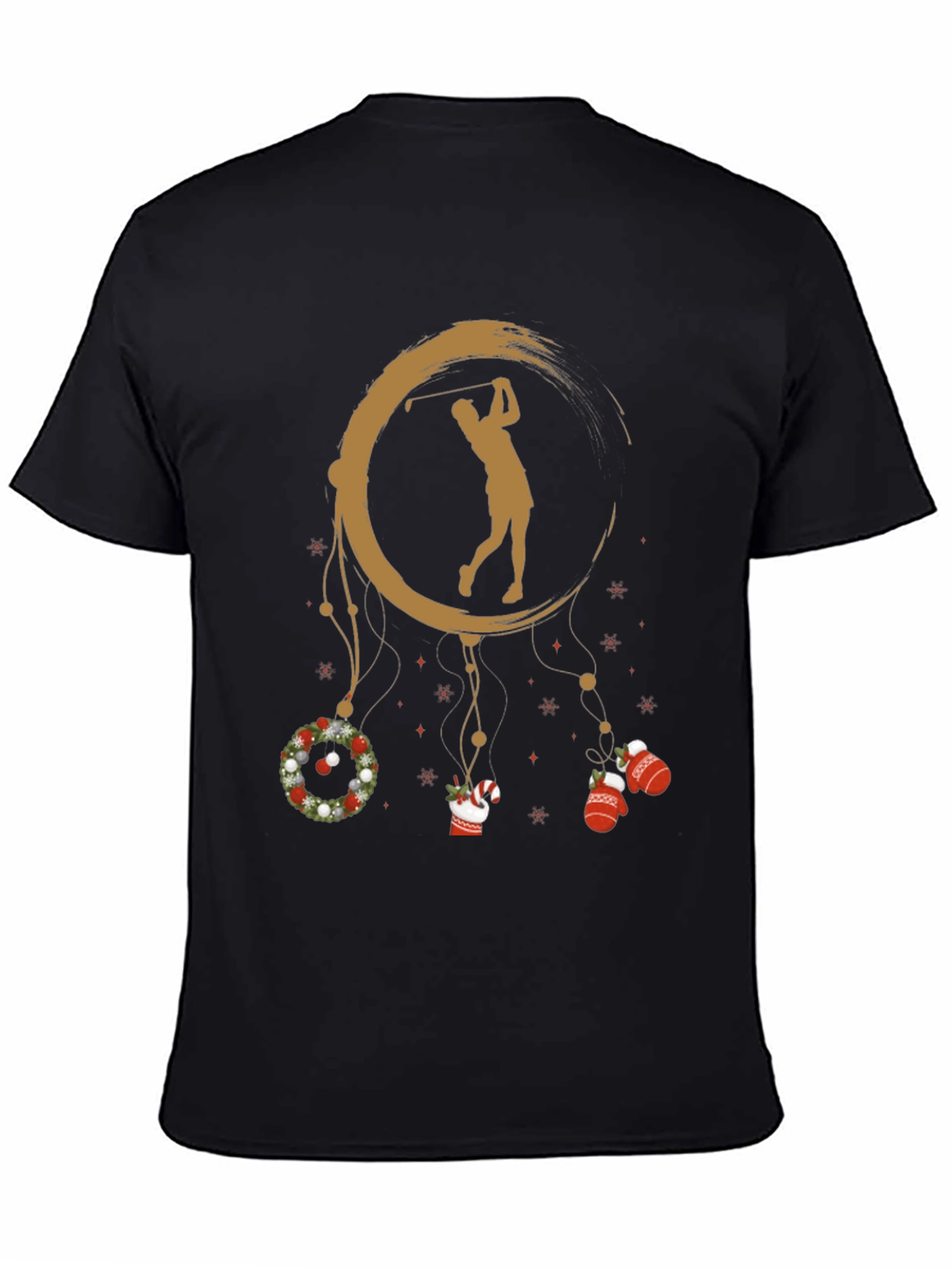 Golf Player Christmas T-Shirt