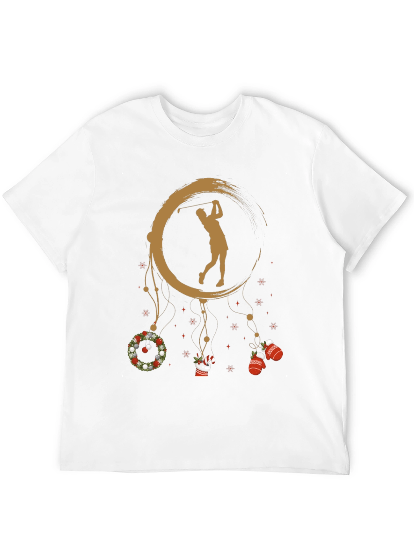 Golf Player Christmas T-Shirt