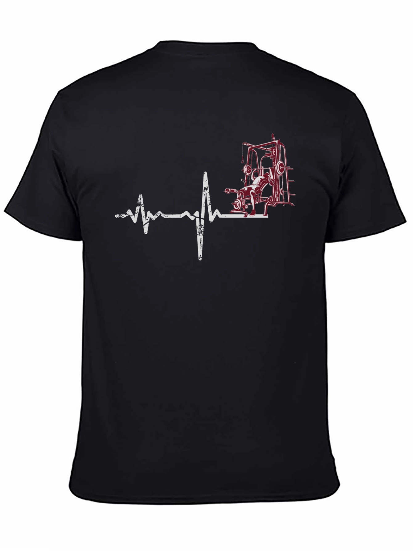 Gym Heartbeat T-Shirt - Fitness Lover Tee