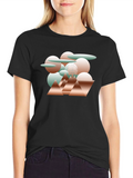 Abstract Geometric Graphic Print T-Shirt