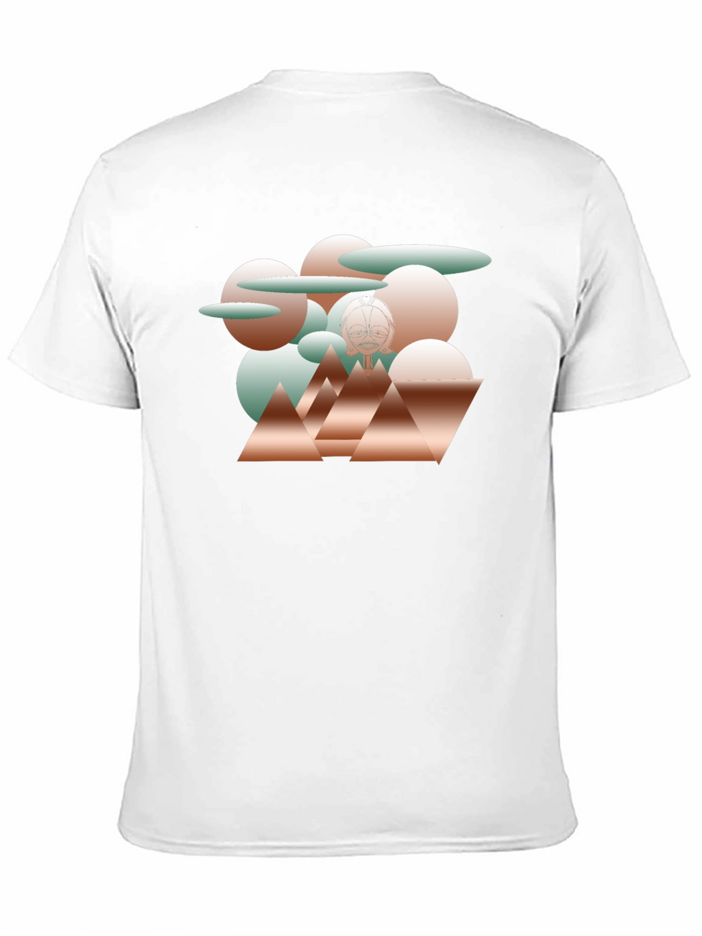 Abstract Geometric Graphic Print T-Shirt