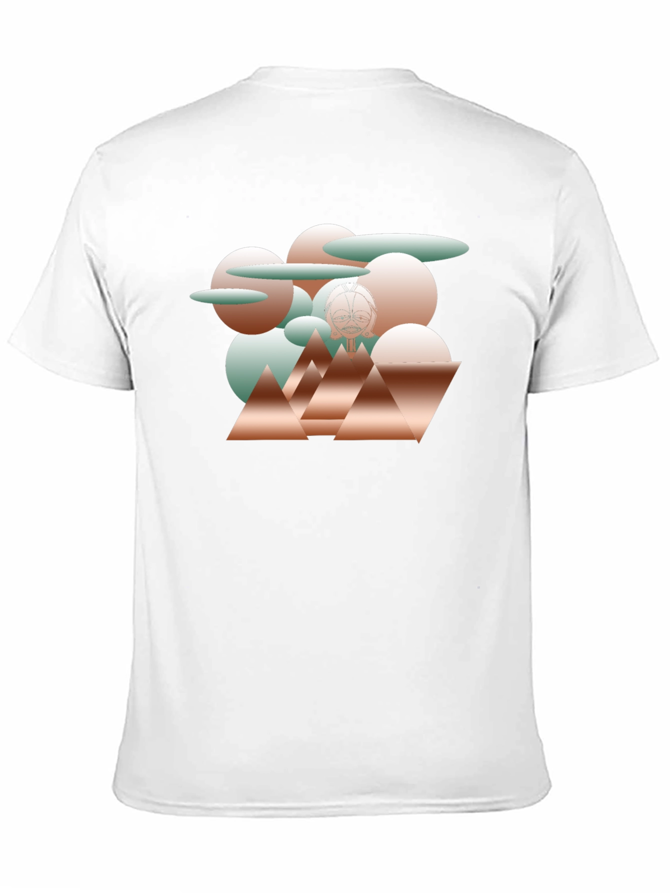 Abstract Geometric Graphic Print T-Shirt