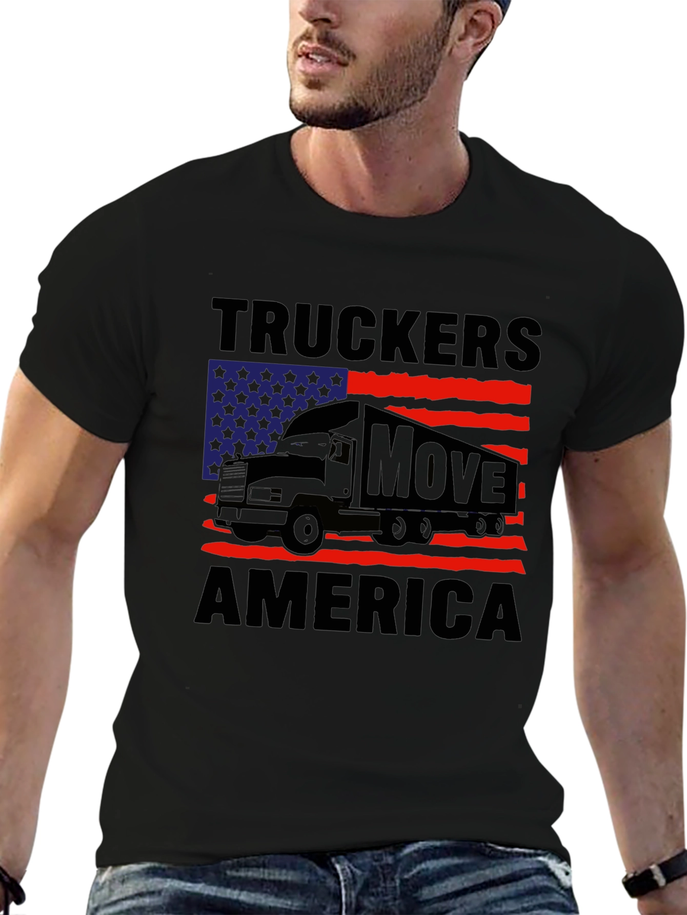 Truckers Move America Graphic Tee