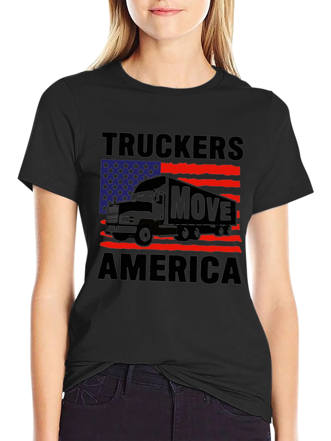 Truckers Move America Graphic Tee