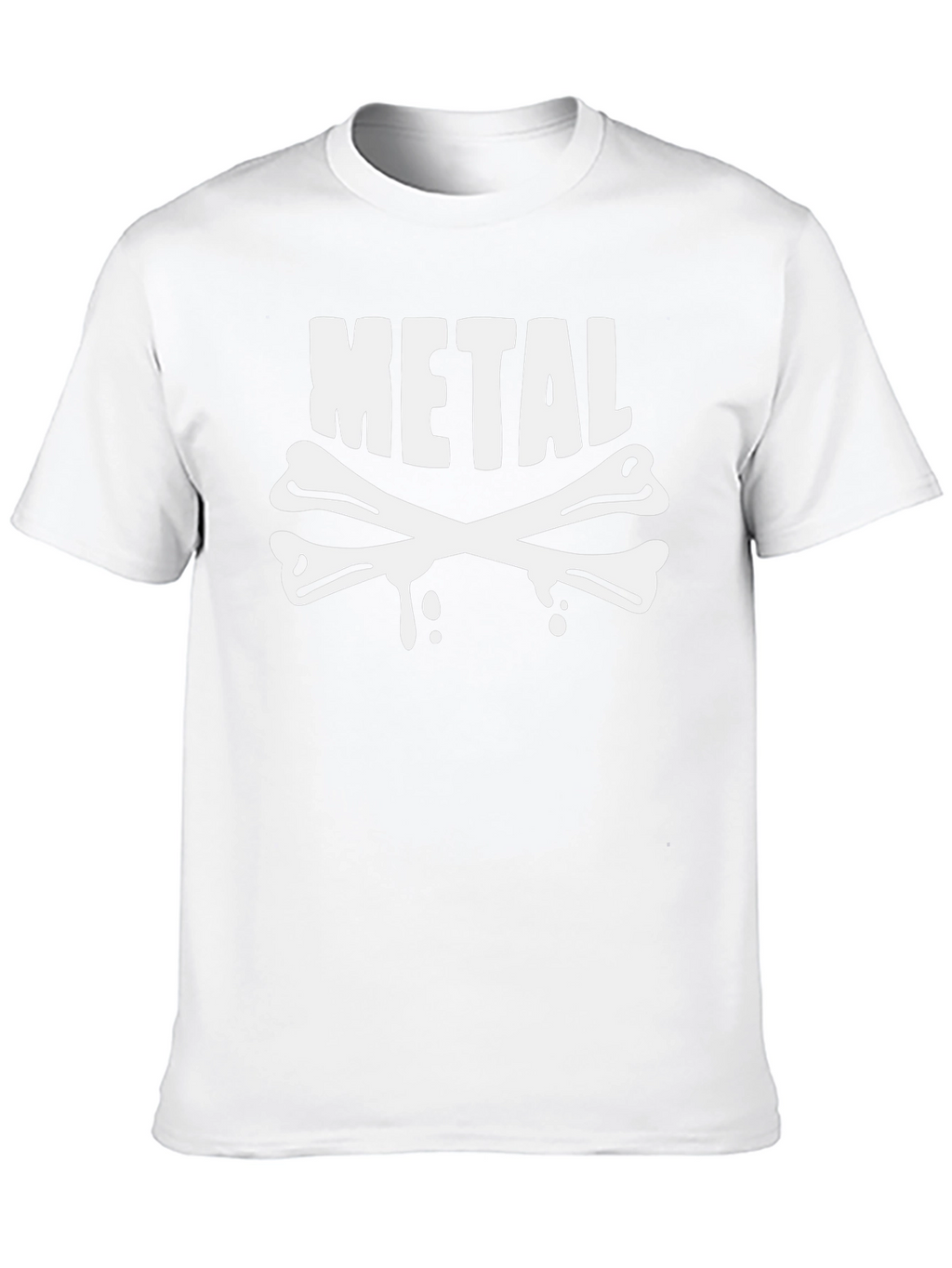 Metal Bones Graphic T-Shirt - Black