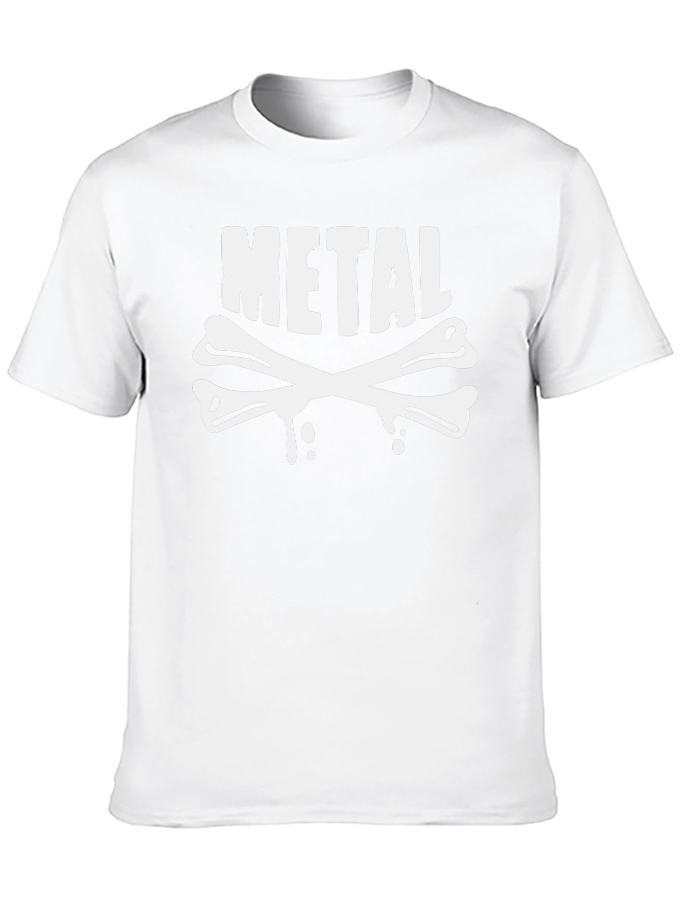 Metal Bones Graphic T-Shirt - Black
