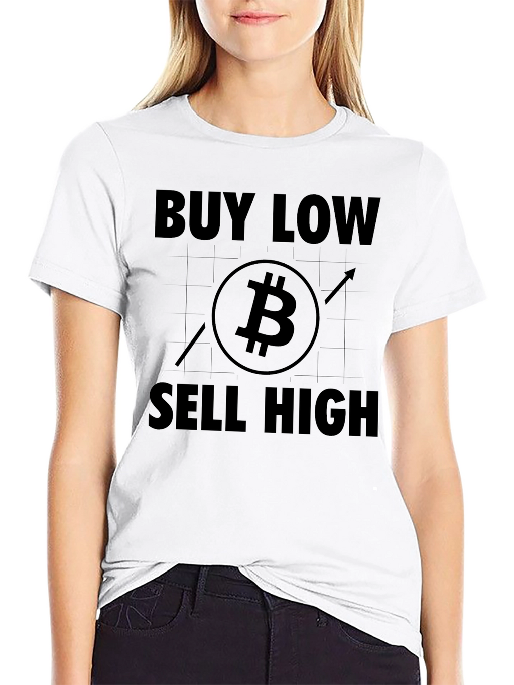 Buy Low Sell High Bitcoin T-Shirt