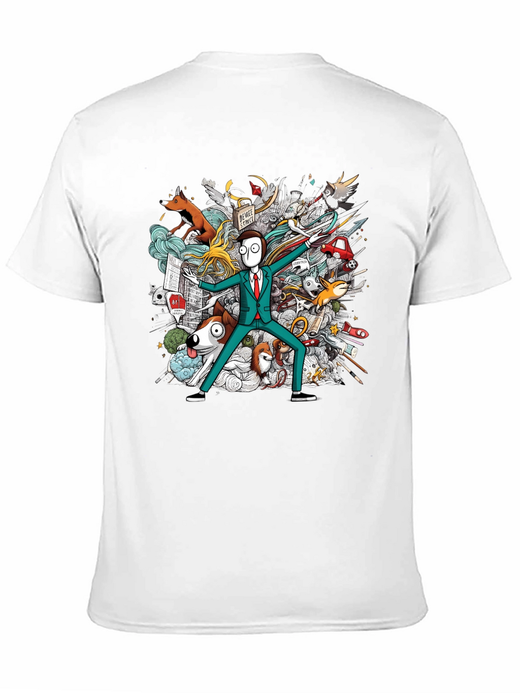 Whimsical Doodle Art T-Shirt