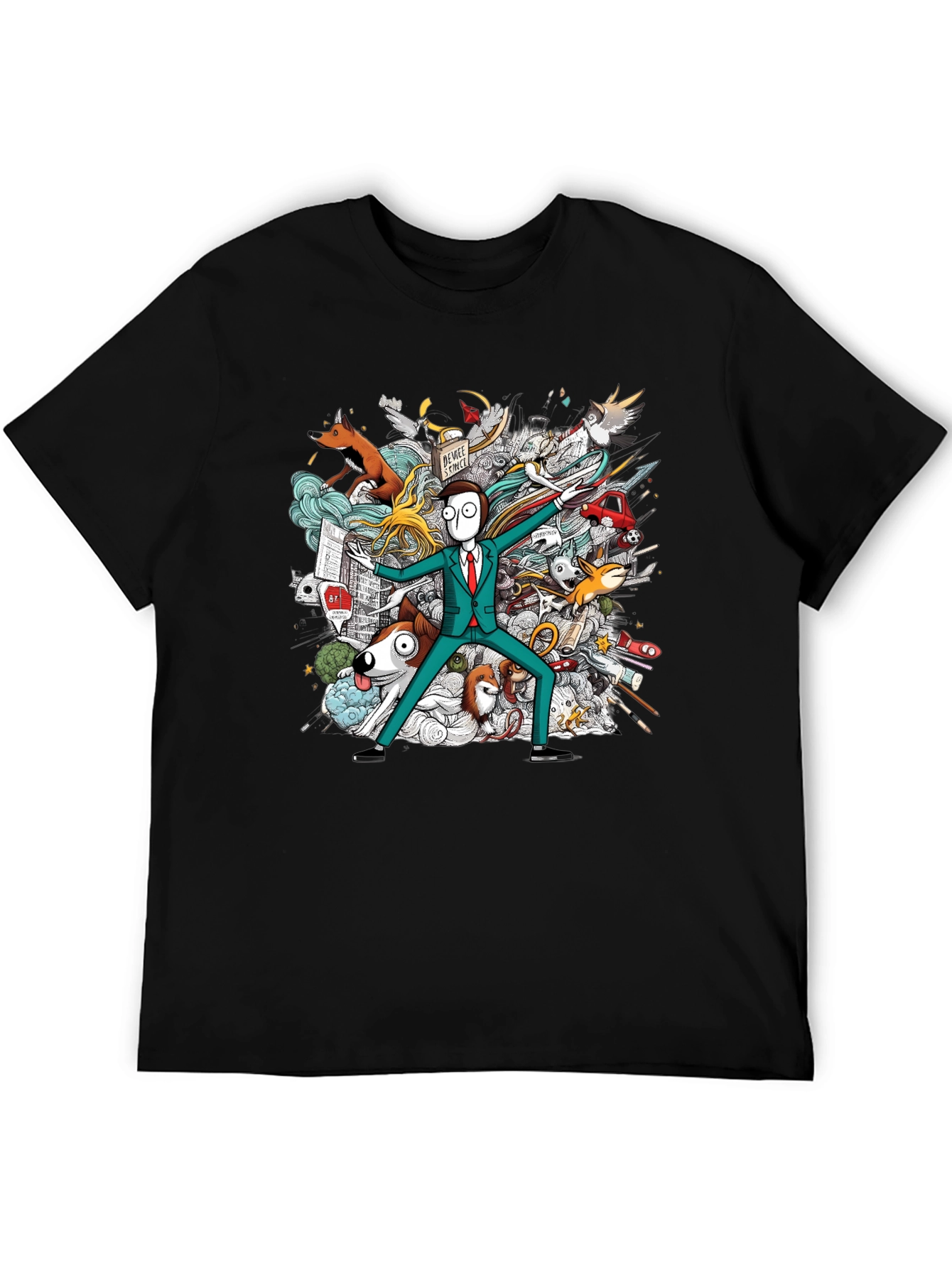 Whimsical Doodle Art T-Shirt