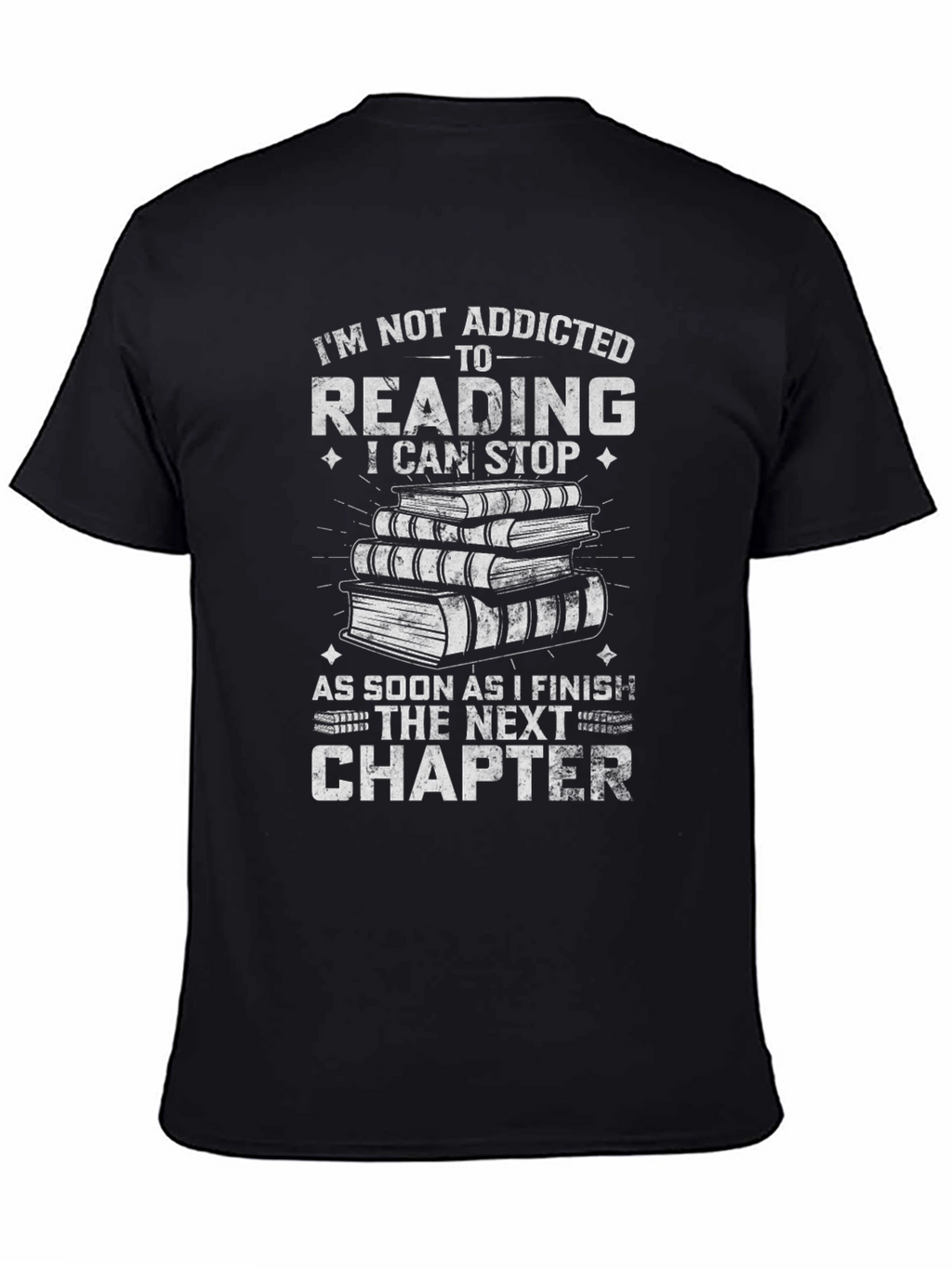 Reading Addict T-Shirt: Next Chapter Funny Book Lover Tee