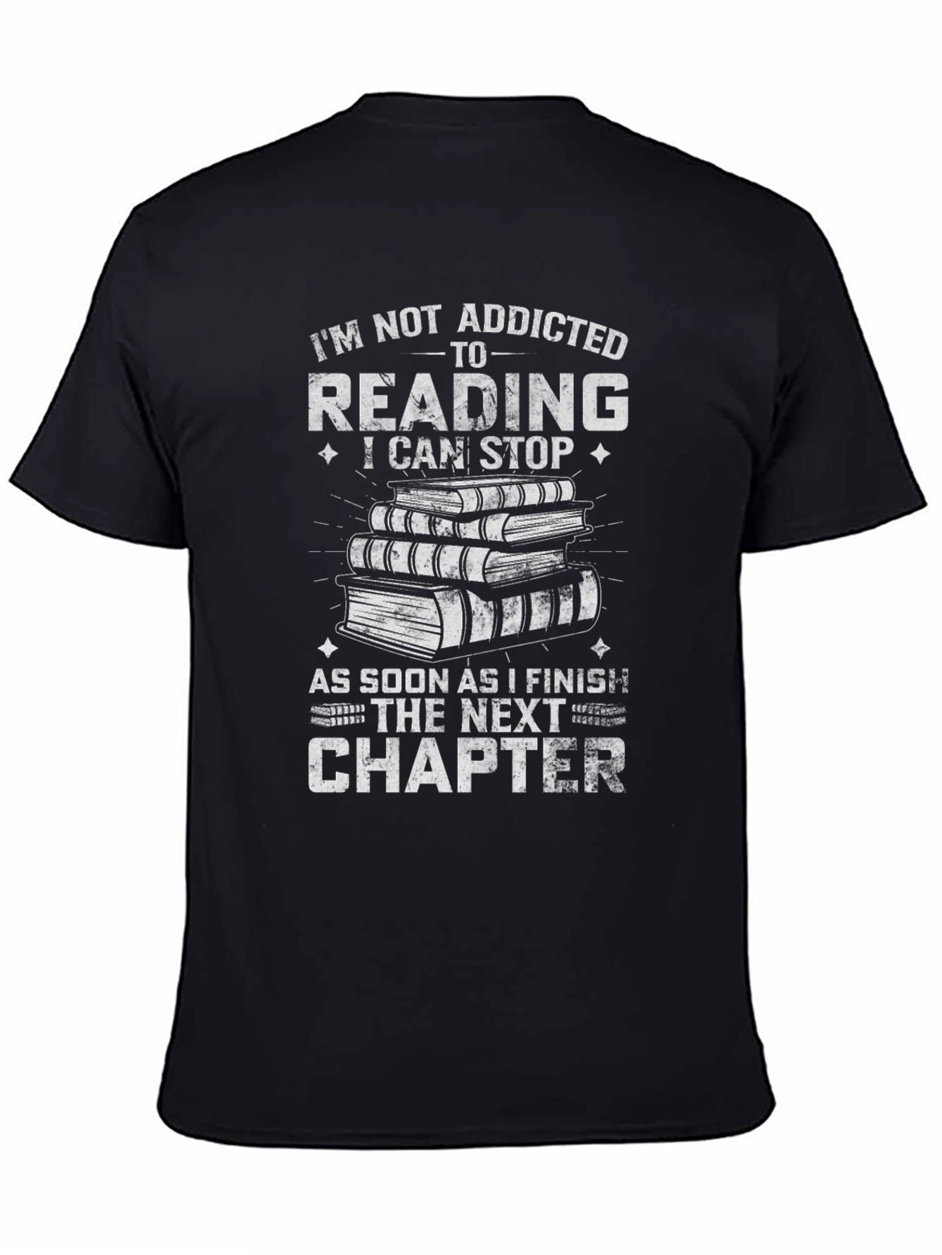 Reading Addict T-Shirt: Next Chapter Funny Book Lover Tee