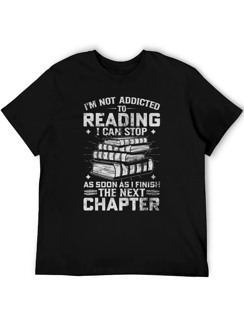 Reading Addict T-Shirt: Next Chapter Funny Book Lover Tee