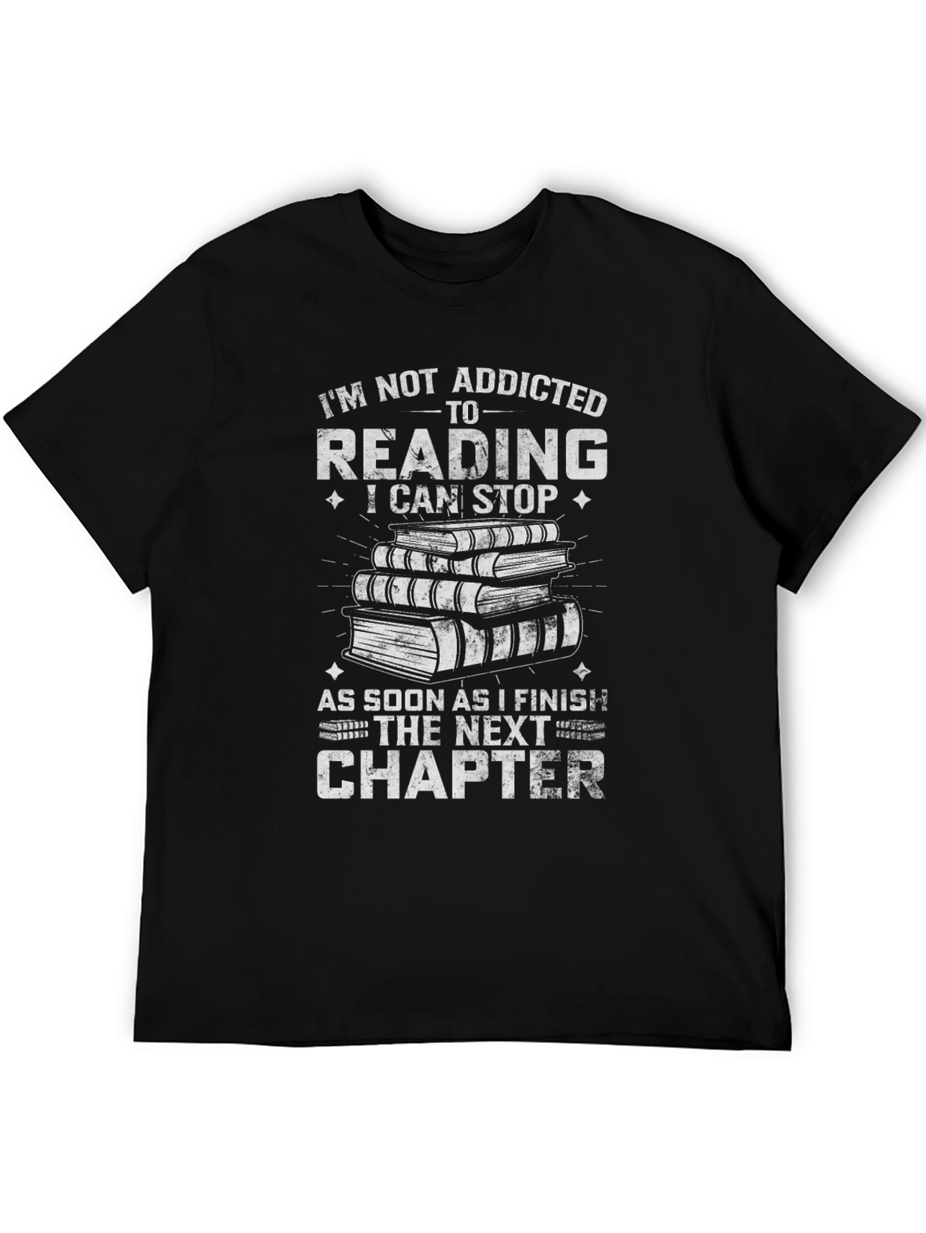 Reading Addict T-Shirt: Next Chapter Funny Book Lover Tee