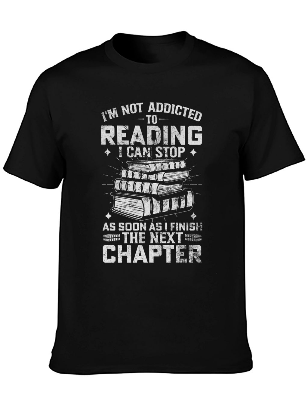 Reading Addict T-Shirt: Next Chapter Funny Book Lover Tee