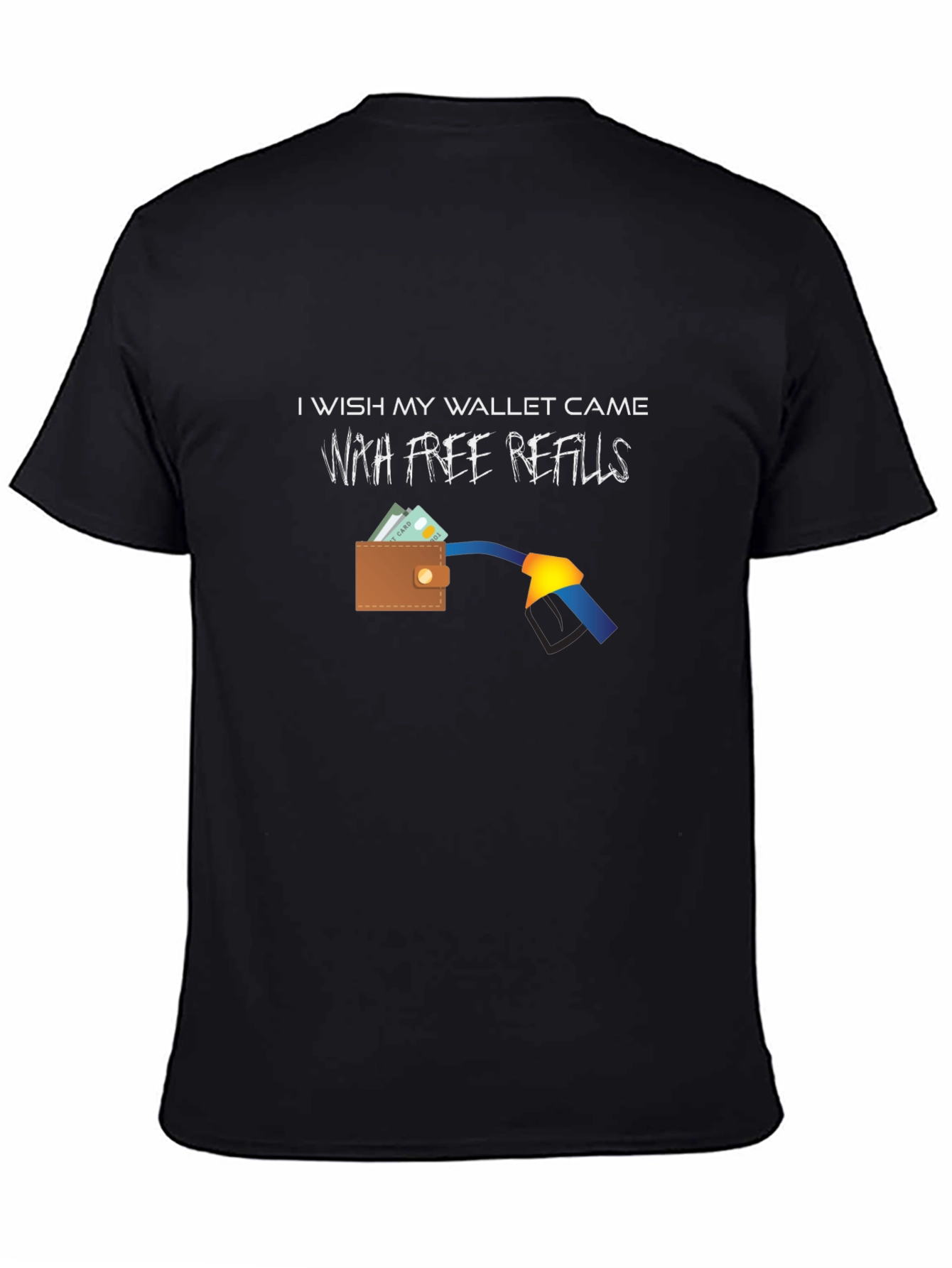 Funny Free Refills Graphic T-Shirt