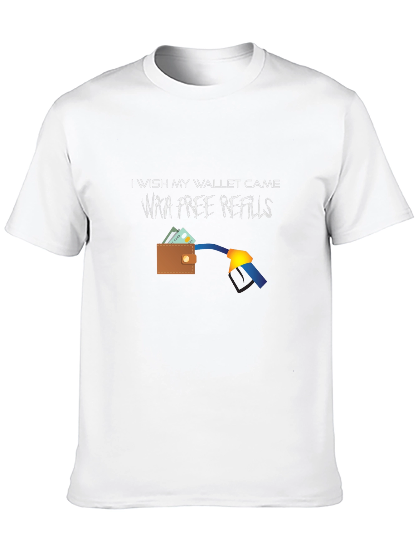 Funny Free Refills Graphic T-Shirt