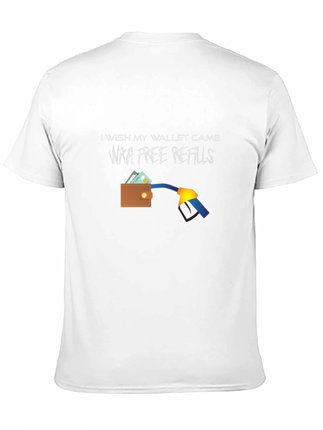 Funny Free Refills Graphic T-Shirt
