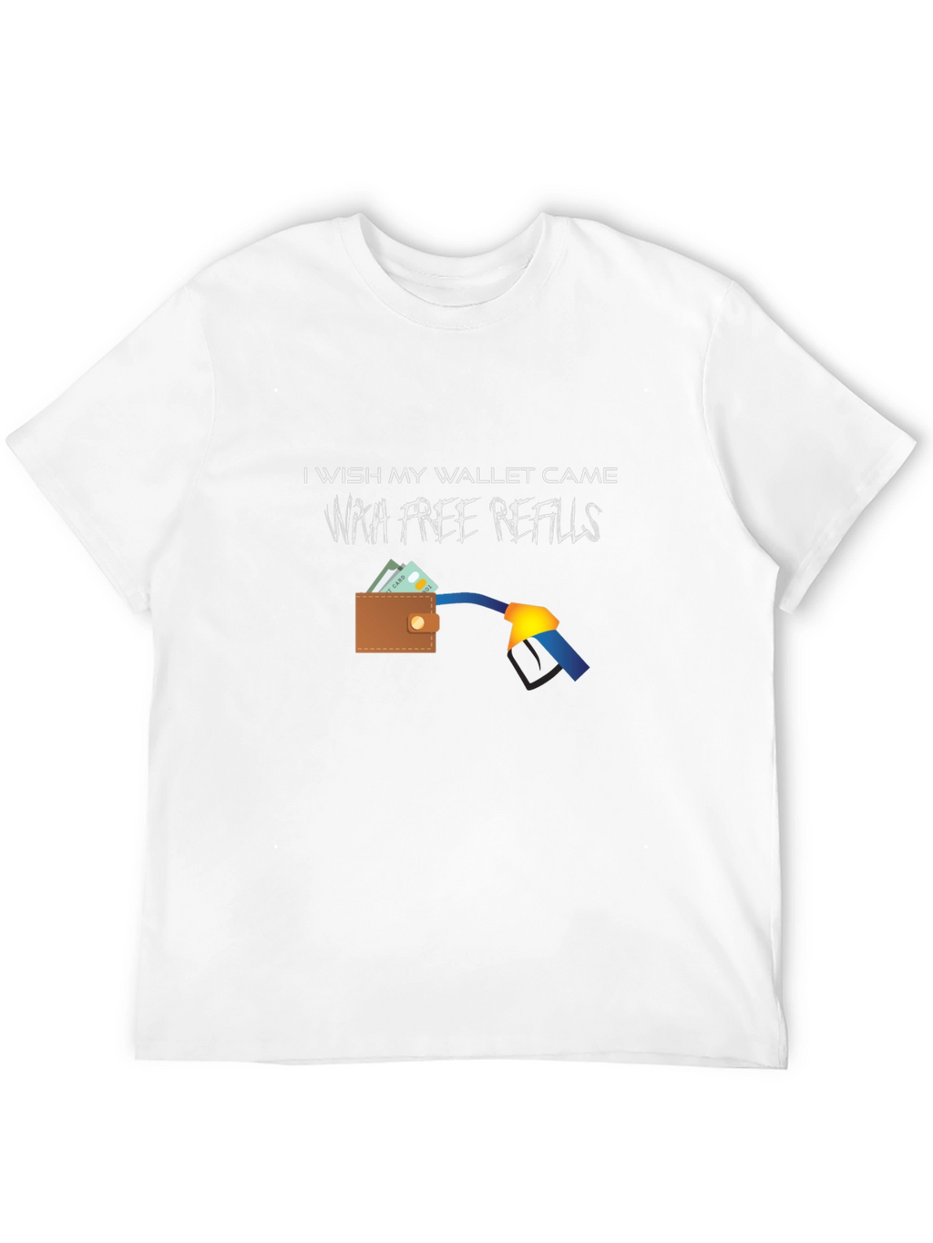Funny Free Refills Graphic T-Shirt