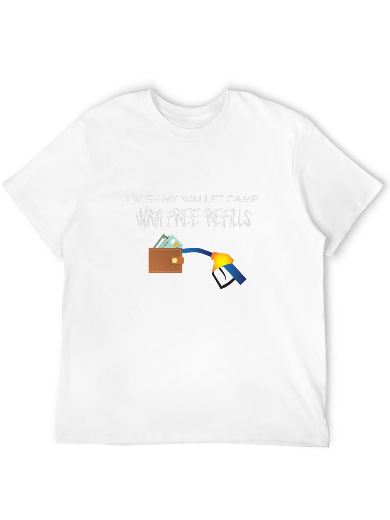 Funny Free Refills Graphic T-Shirt