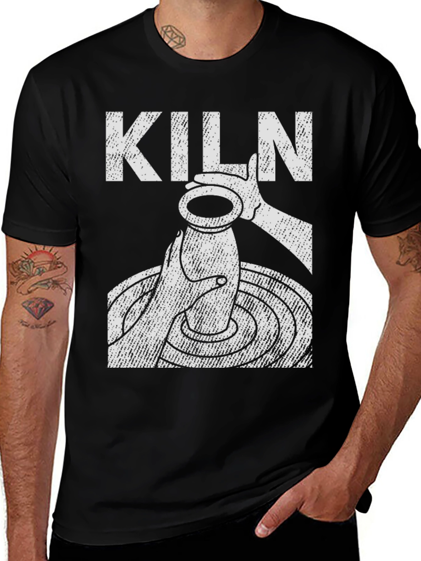 Kiln Pottery T-Shirt - Black Graphic Tee