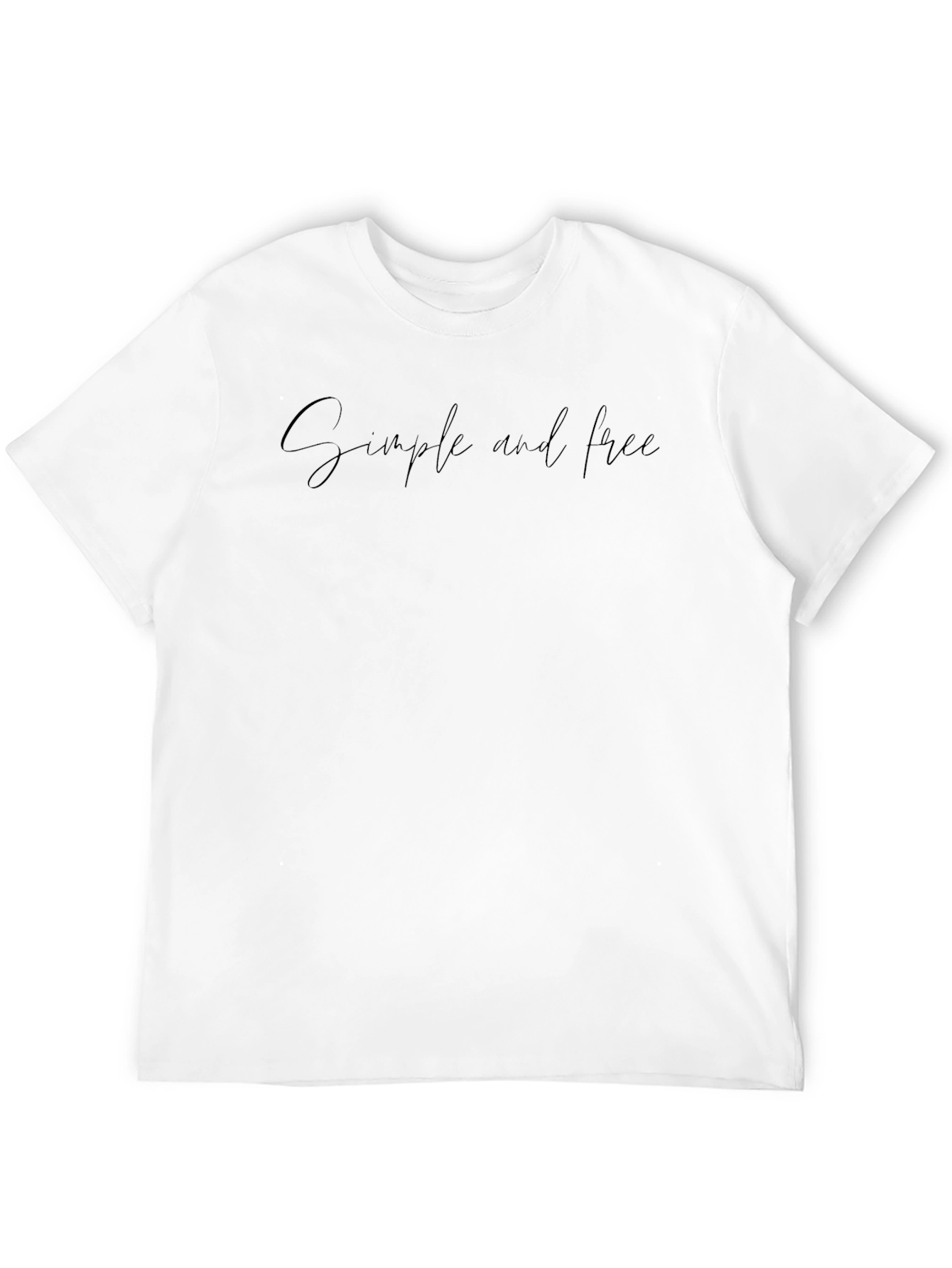 Simple and Free Black T-Shirt