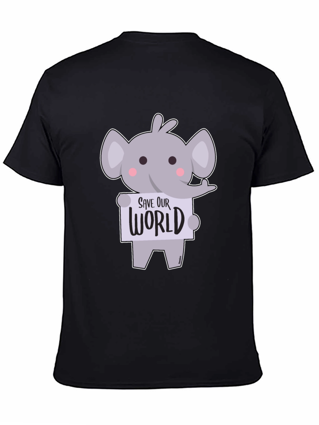 Cute Elephant Save Our World T-Shirt