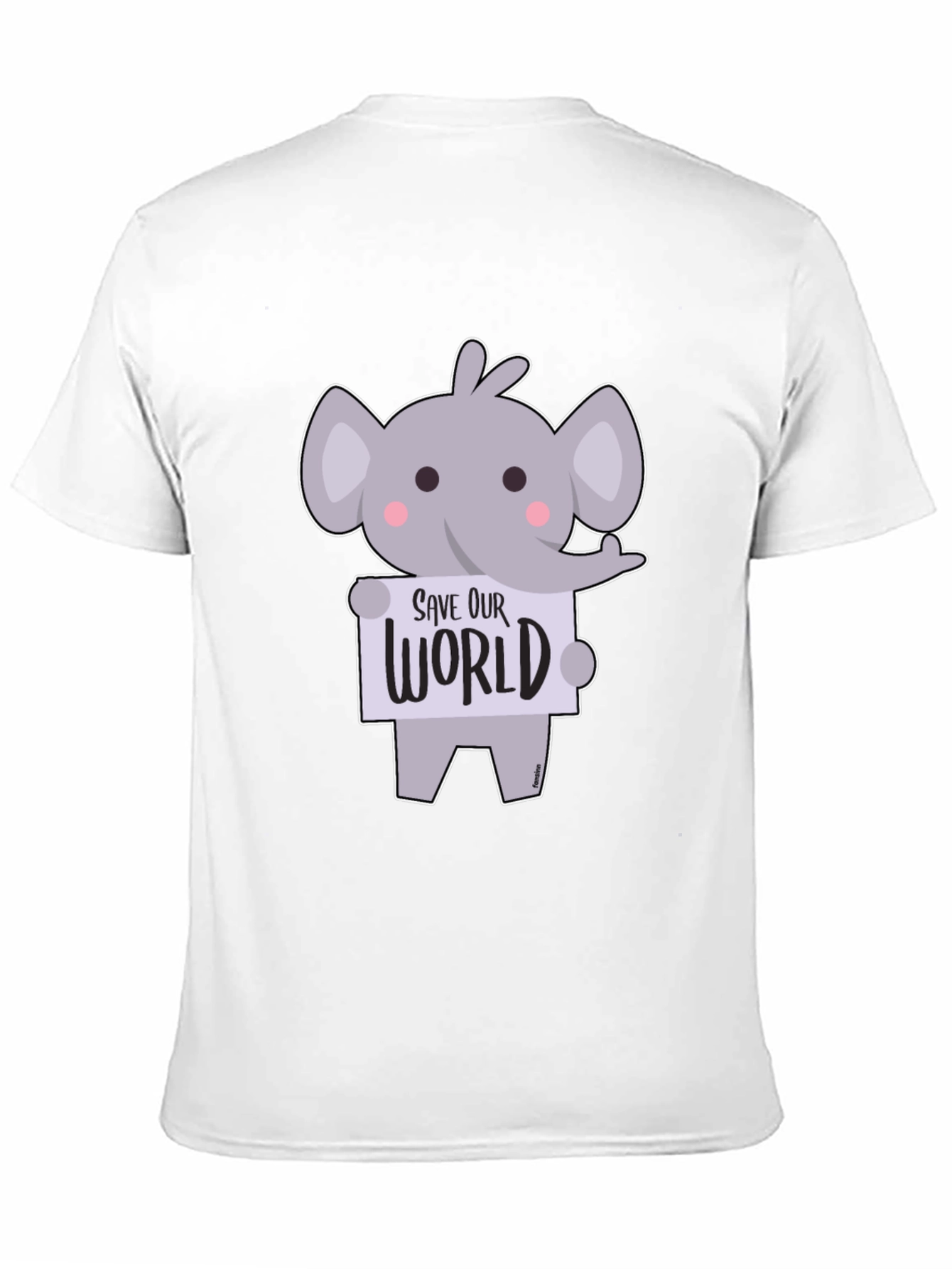 Cute Elephant Save Our World T-Shirt