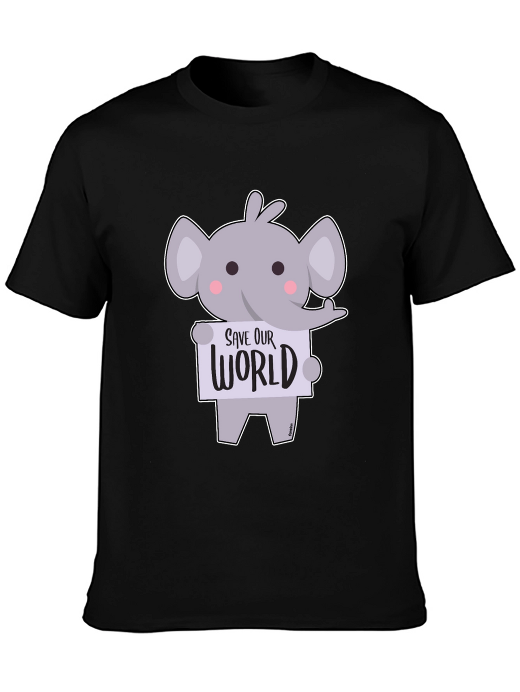 Cute Elephant Save Our World T-Shirt