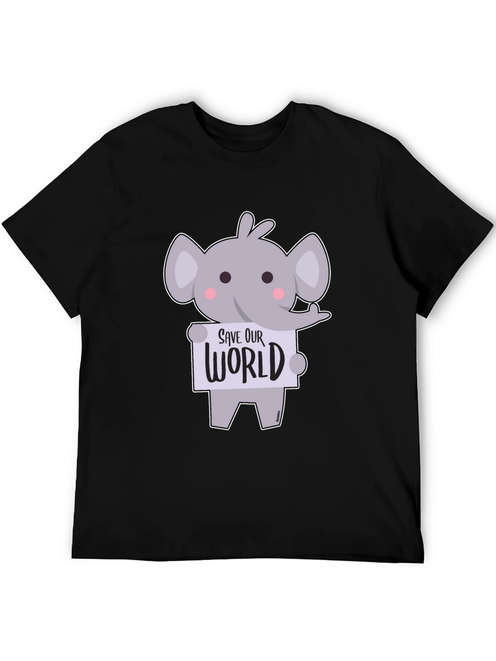 Cute Elephant Save Our World T-Shirt