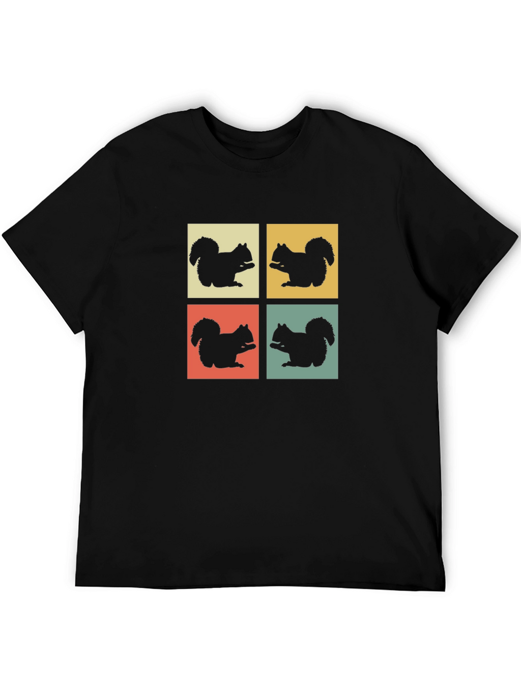 Retro Squirrel Pop Art Graphic Tee