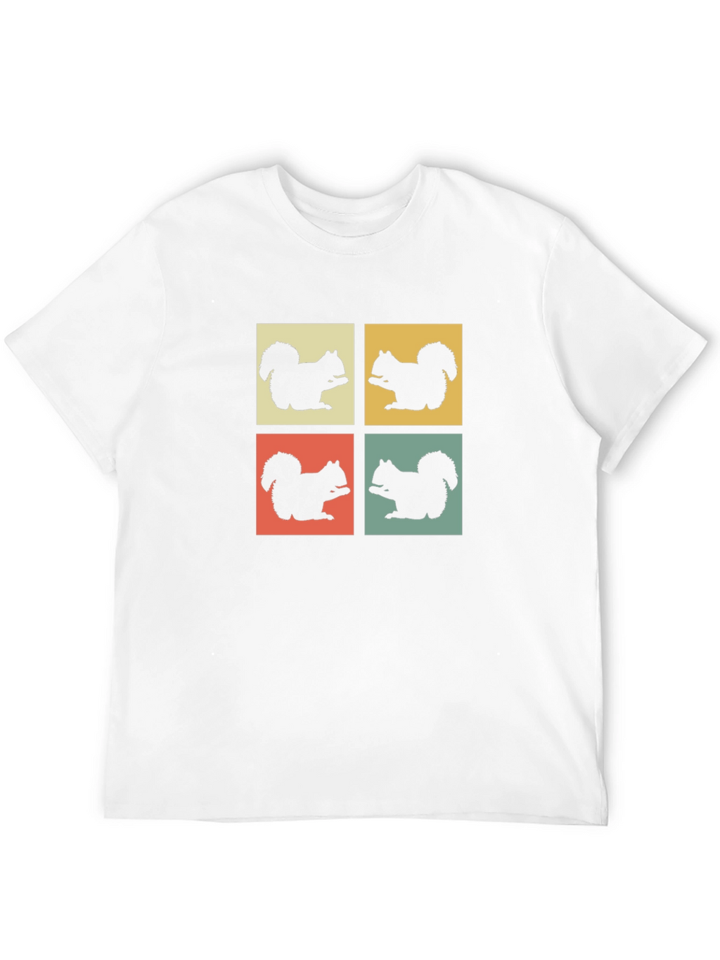 Retro Squirrel Pop Art Graphic Tee