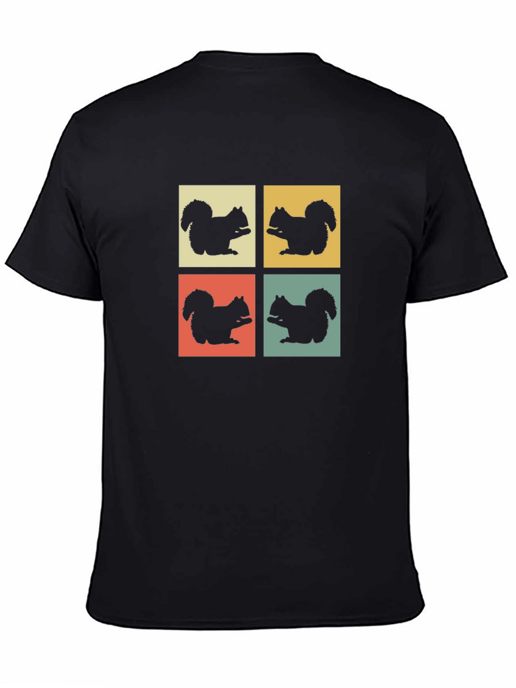Retro Squirrel Pop Art Graphic Tee