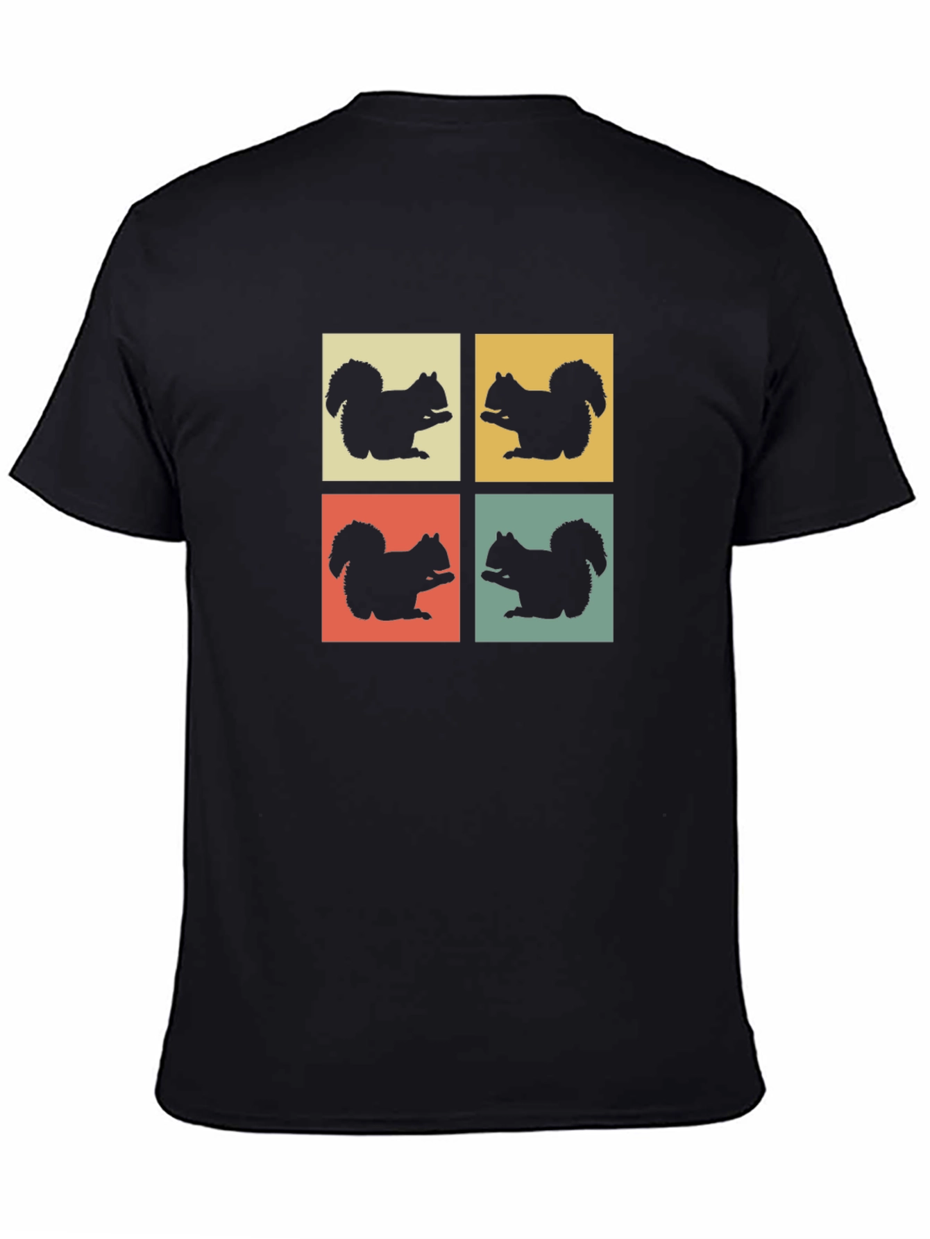 Retro Squirrel Pop Art Graphic Tee