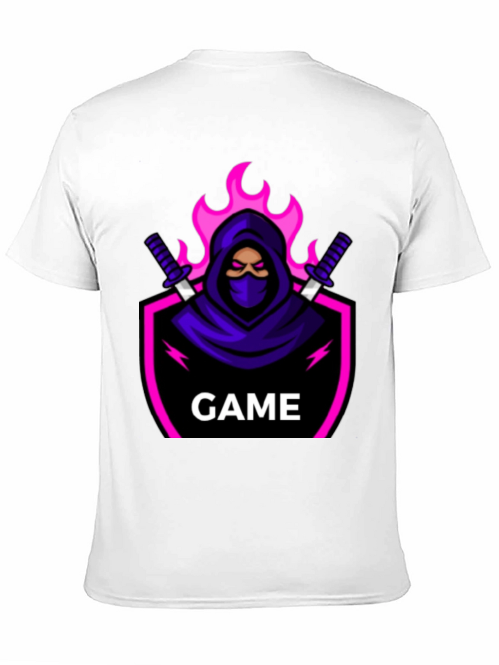 Gaming Ninja Graphic T-Shirt - Black