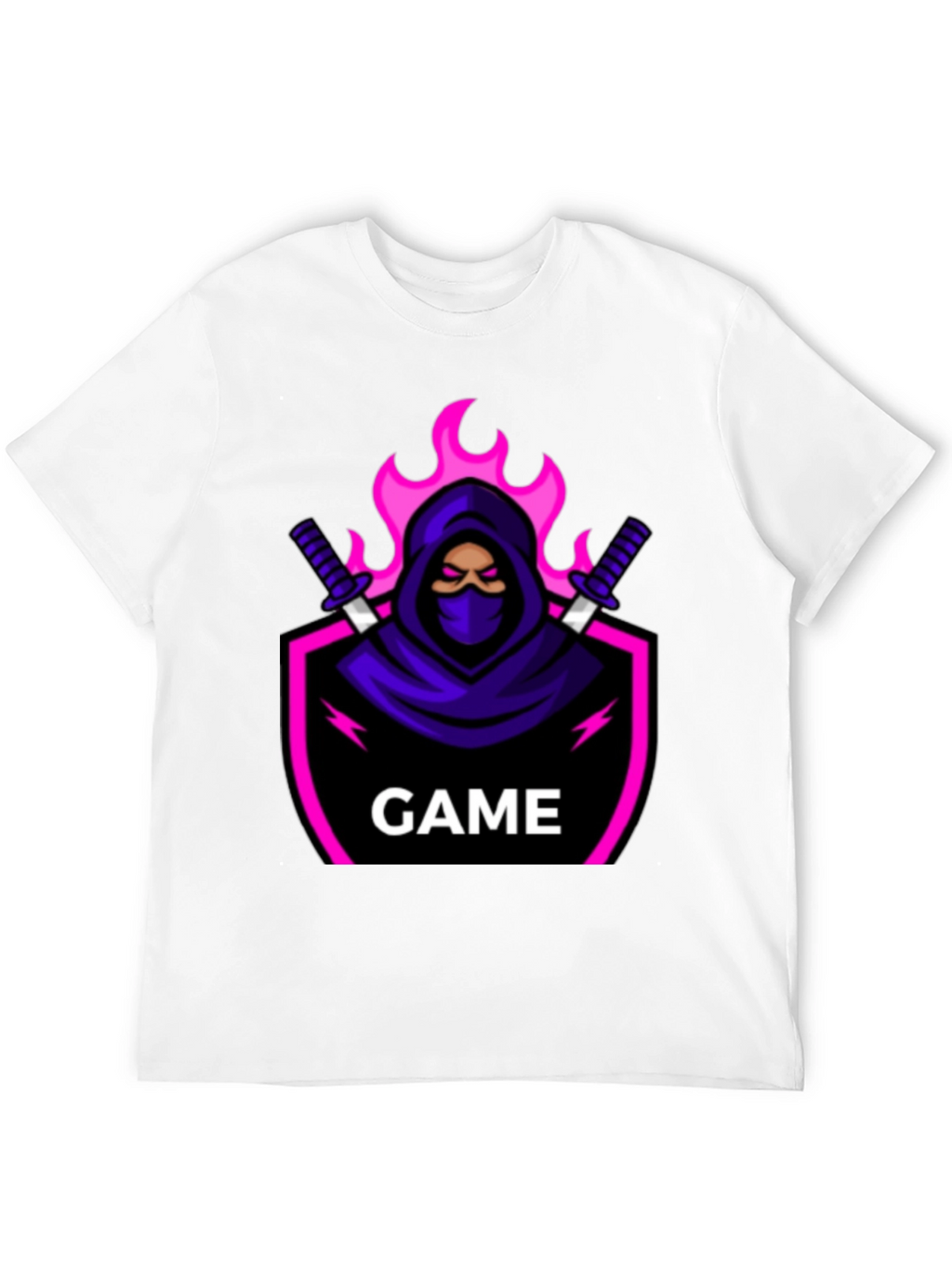 Gaming Ninja Graphic T-Shirt - Black