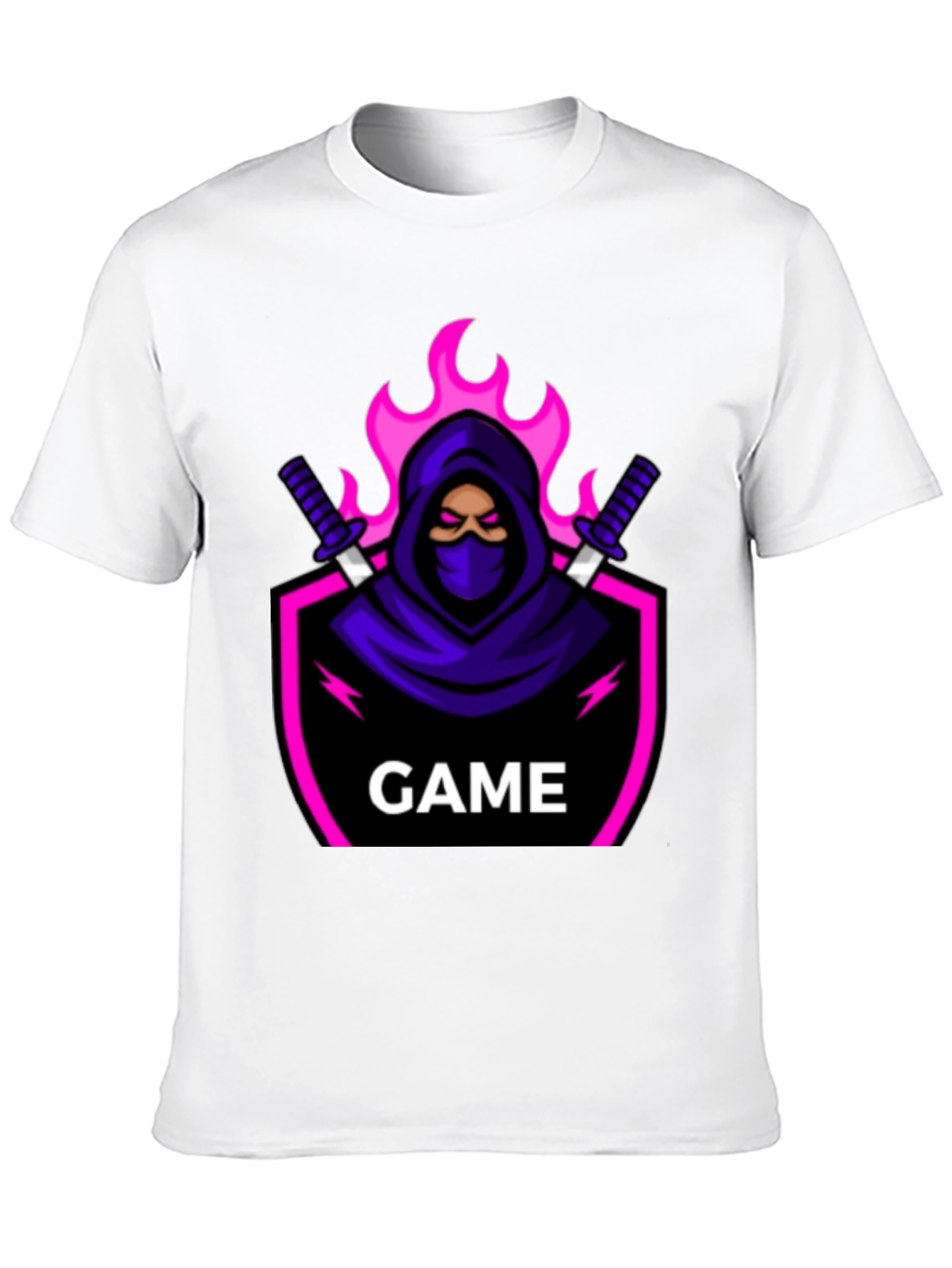 Gaming Ninja Graphic T-Shirt - Black