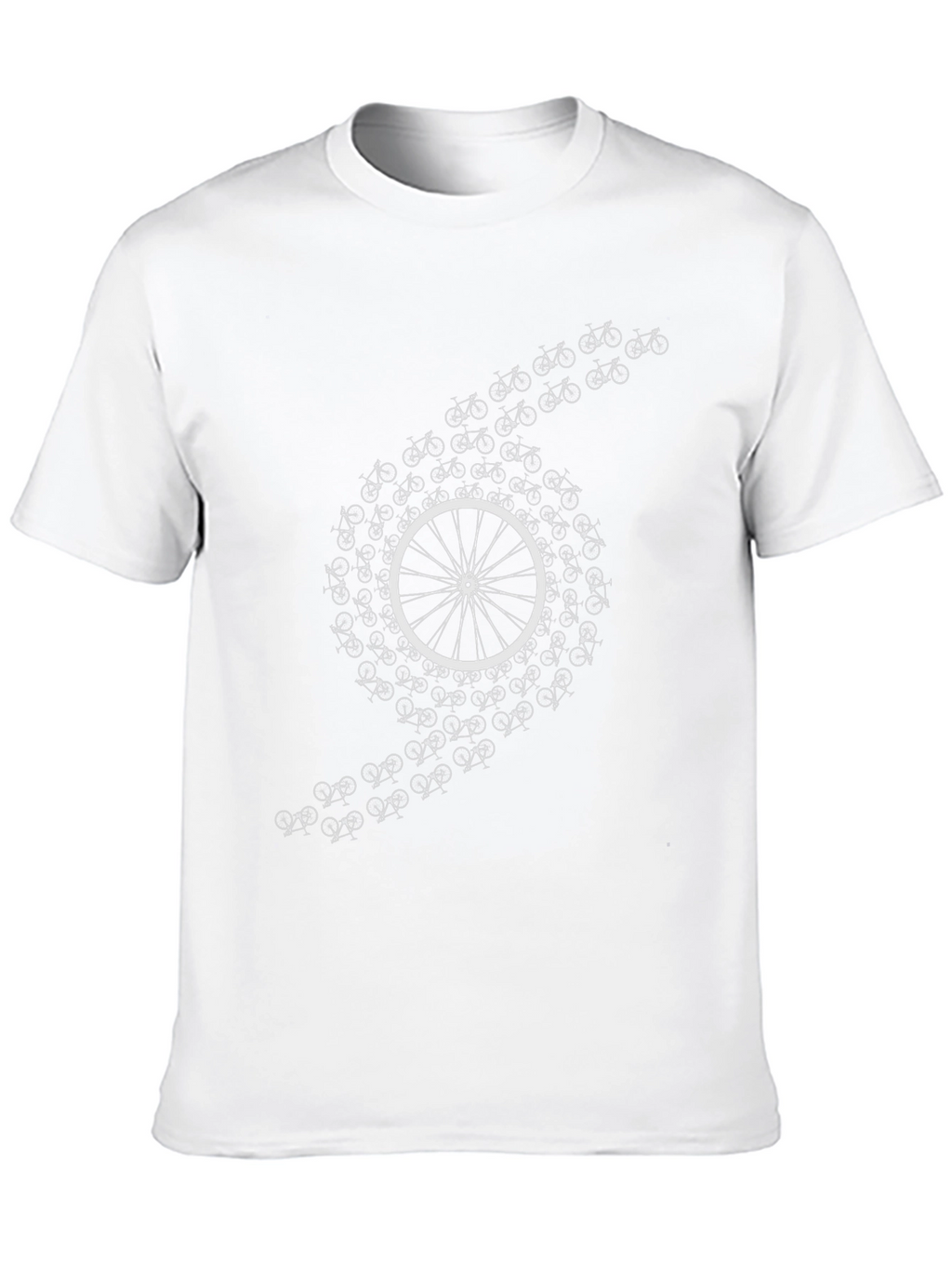 Cycling Circle Tee - Black Graphic T-Shirt