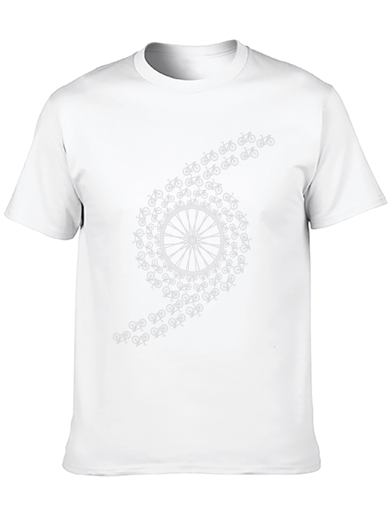 Cycling Circle Tee - Black Graphic T-Shirt
