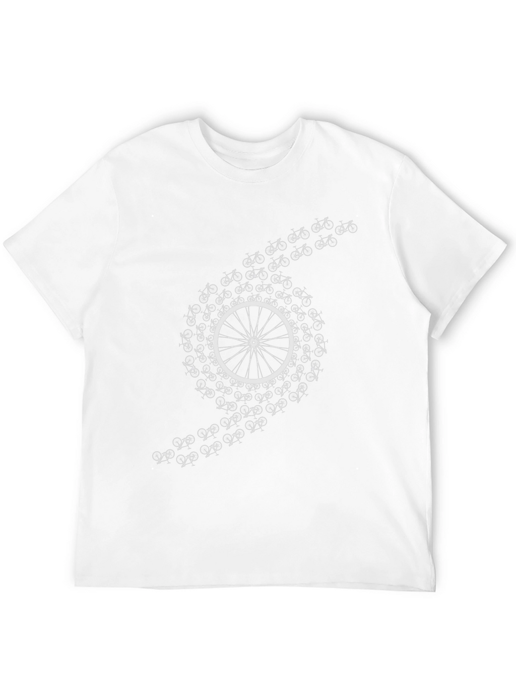 Cycling Circle Tee - Black Graphic T-Shirt