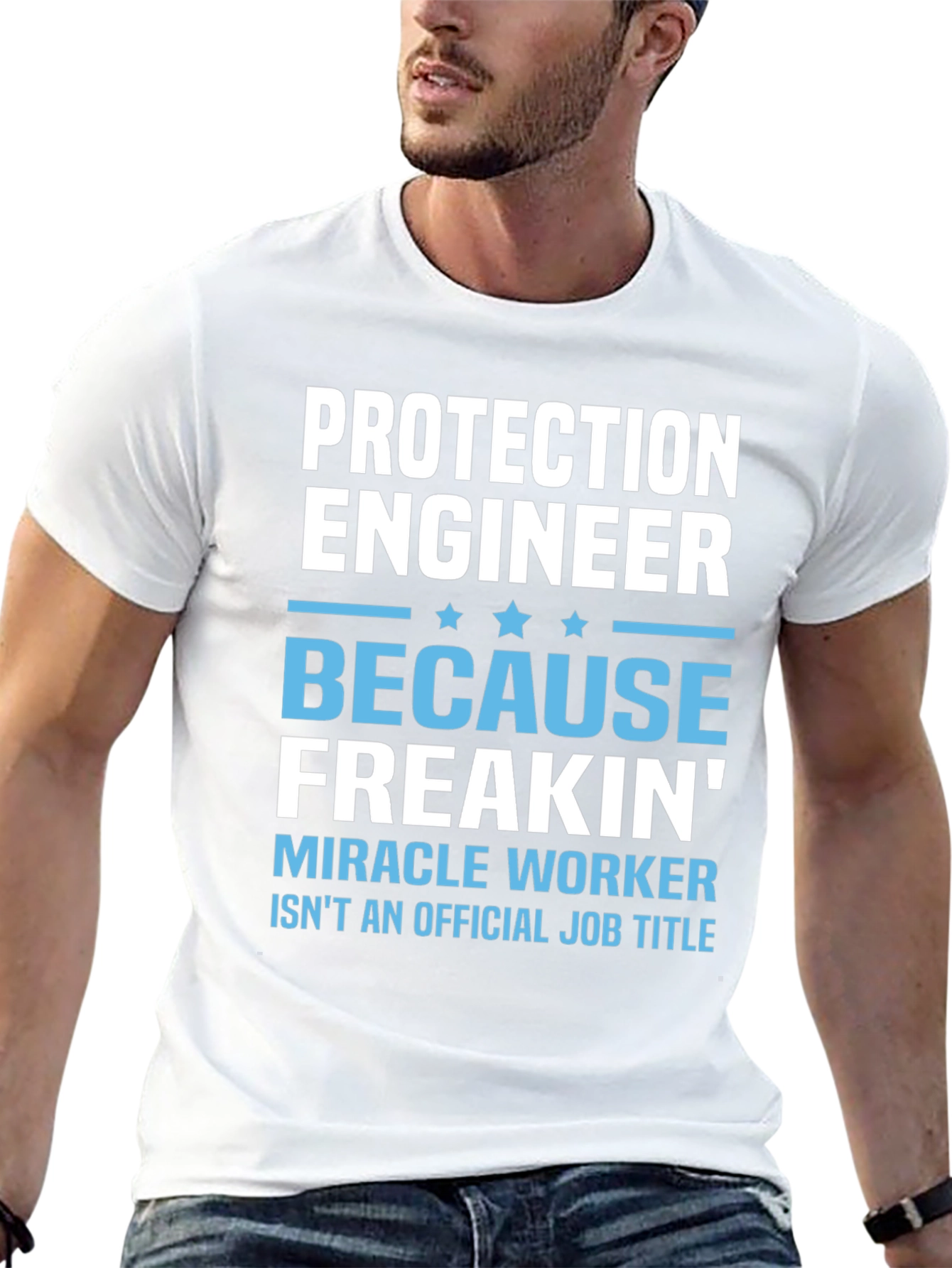 Protection Engineer Funny Job Title T-Shirt